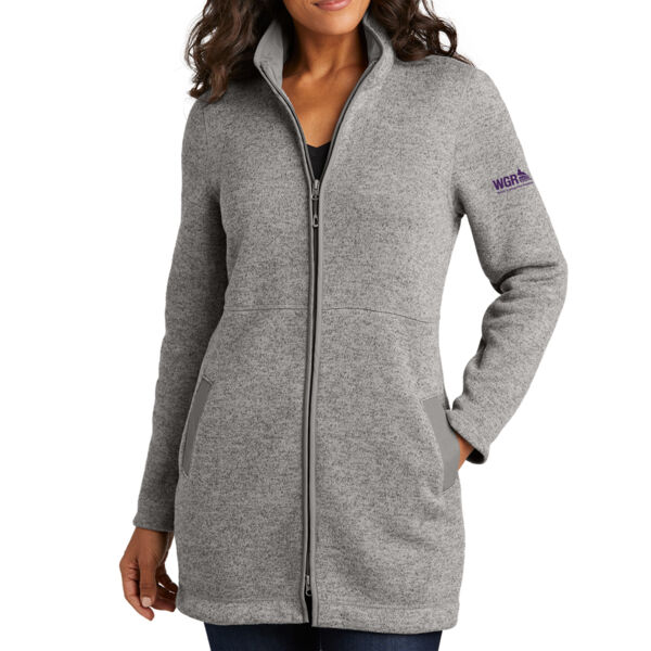WGR Ladies Arc Fleece Long Jacket Thumbnail
