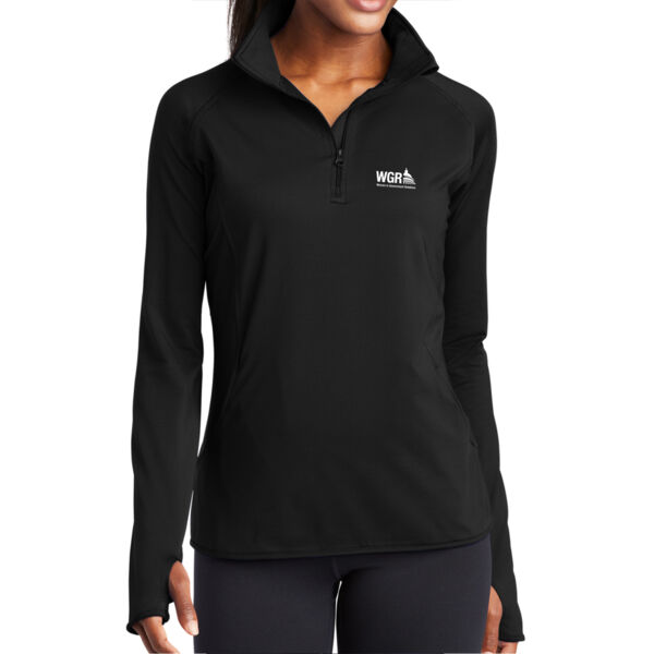 WGR Ladies  Stretch 1/4-Zip Pullover Thumbnail